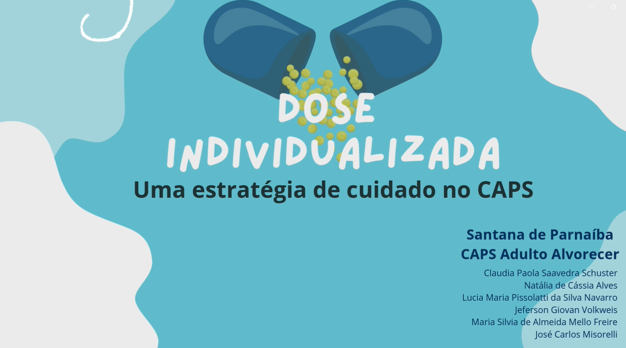 Dose individualizada: uma estratégia de cuidado no CAPS